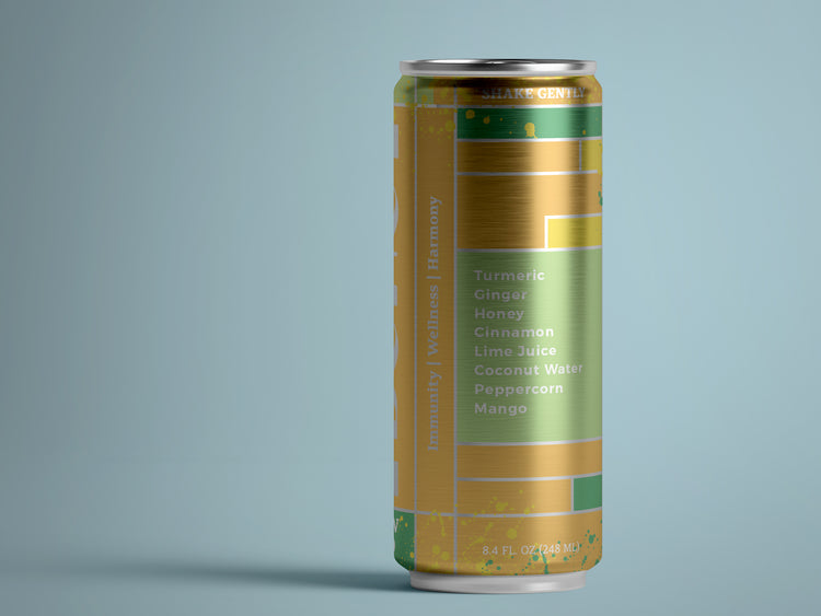 Tonics of Boho Mellow Mango Jamu – turmeric and mango wellness tonic for digestion, immunity, and hydration