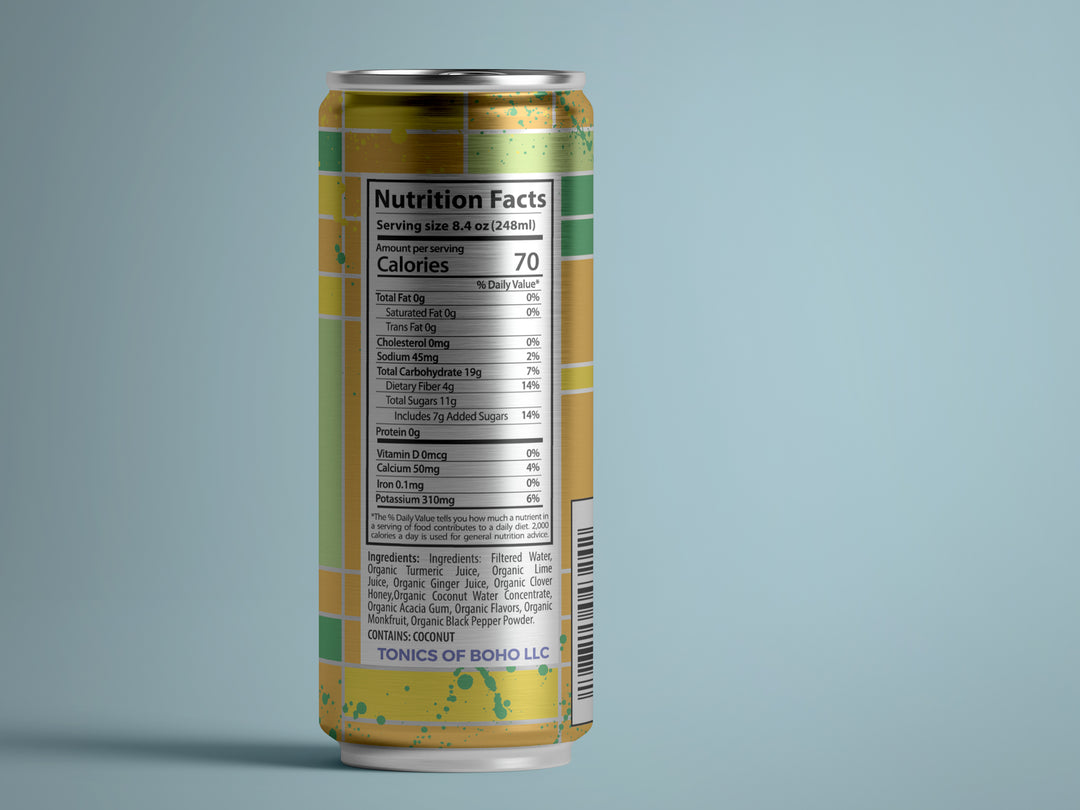 Tonics of Boho Mellow Mango Jamu – turmeric and mango wellness tonic for digestion, immunity, and hydration